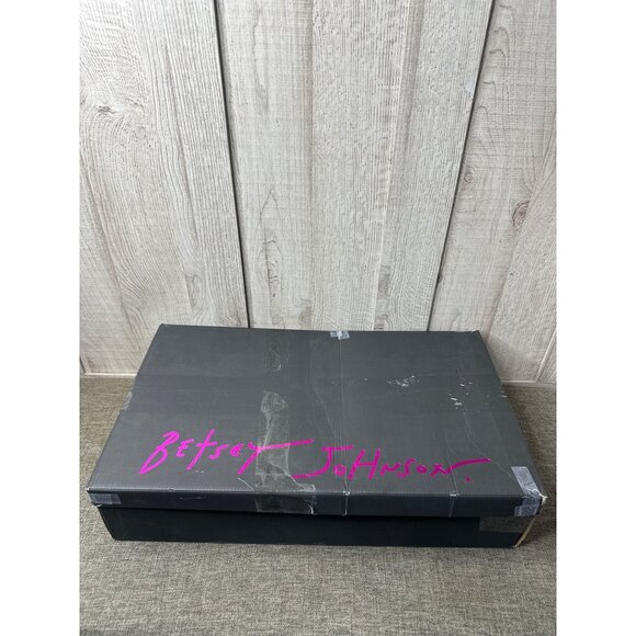 Betsey Johnson Womens 6.5 Purple Tweed Plaid Knee High Boots w/ Rhinestone Heels - Picture 11 of 12